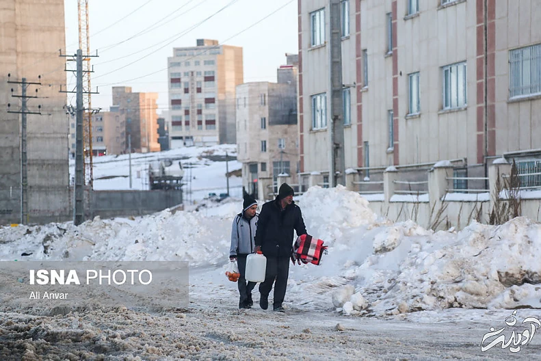 (تصاویر) اردبیل پس از ۱۰ روز بارش برف